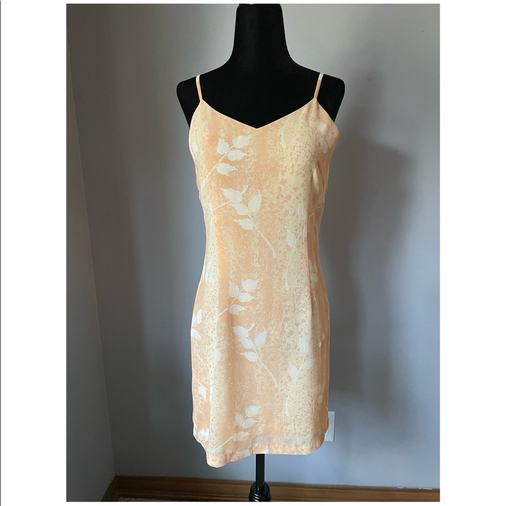 Vintage Yellow Mini Dress (Fits XS-S)